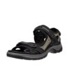 Ecco Offroad sandal til dame i sort med velcro
