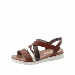 Rieker sandal i brun til dame