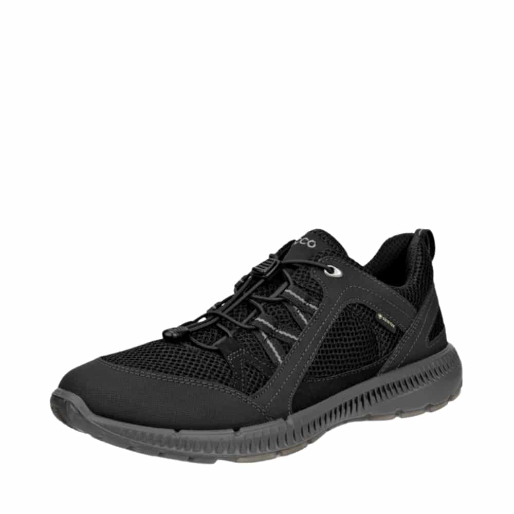 Ecco Terracruise II sneakers til dame i sort med elastik og Gore-Tex samt udtagelig sål