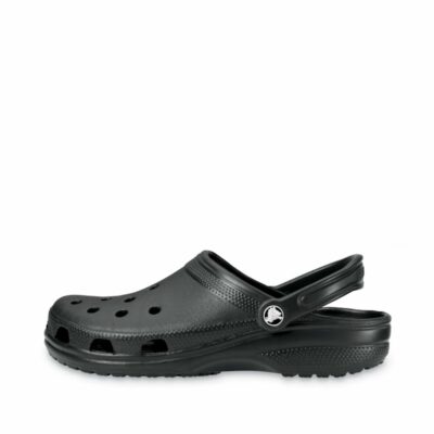 Crocs sandal i sort med rem og blød sål