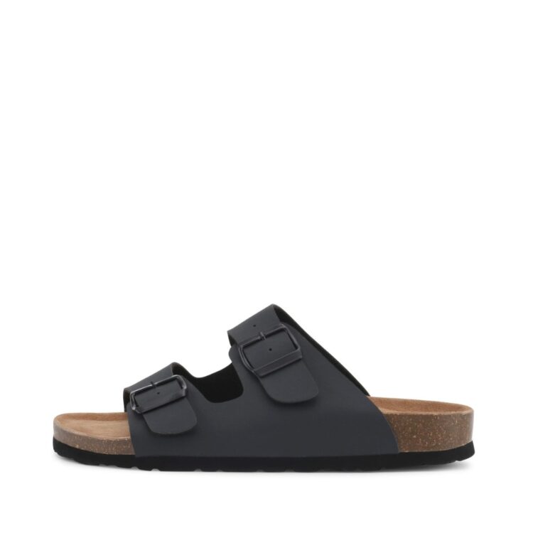 CPH-Comfort Bio sandal i sort til dame med 2 justerbare spænder