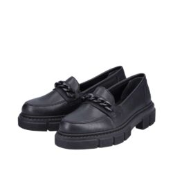 Rieker loafers til dame i sort