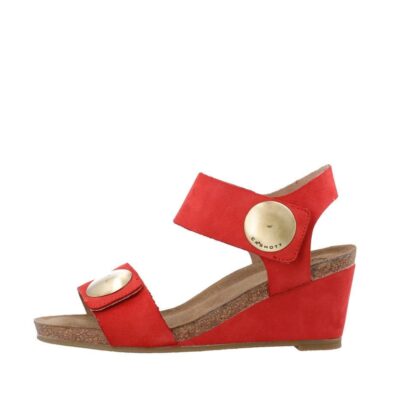 Cashott sandal i rød til dame 61200370