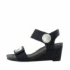 Cashott Casalberta sandal i sort til dame