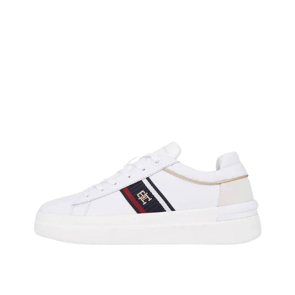 Tommy sneakers | Hvid med logo Unic Shoes