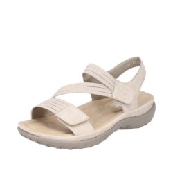 Rieker sandal i beige til dame