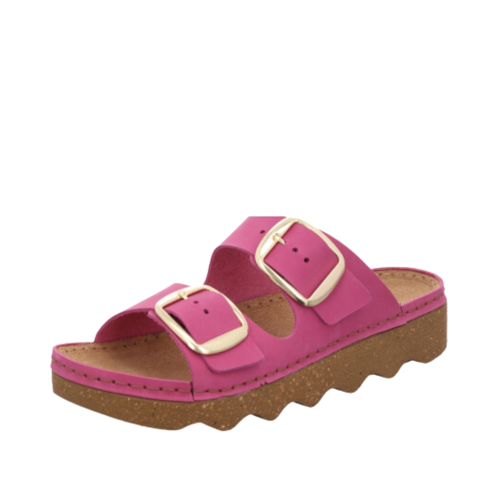 udsagnsord aftale sløring Rohde sandal dame | Pink med guldspænder | Unic Shoes 》