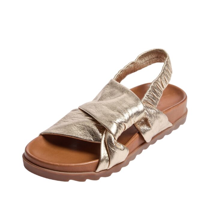 Sofie Schnoor sandal til dame i guld skind 232725