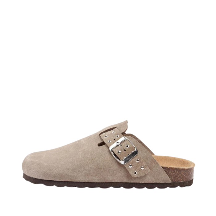 sofie schnoor slippers dame i beige/sand med spænde