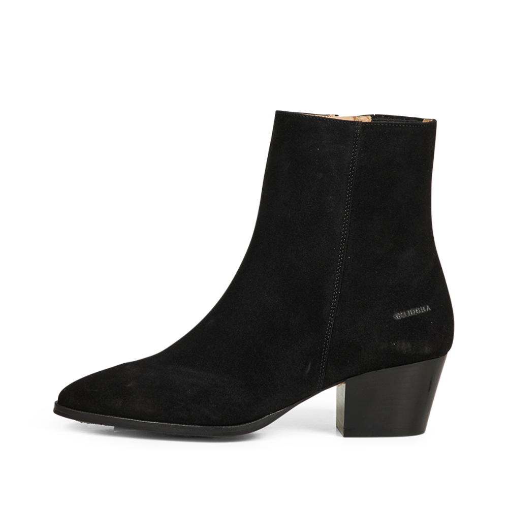 Forslag bremse korrelat Angulus støvle dame | Ruskind og hæl på 5,5 cm | Unic Shoes 》