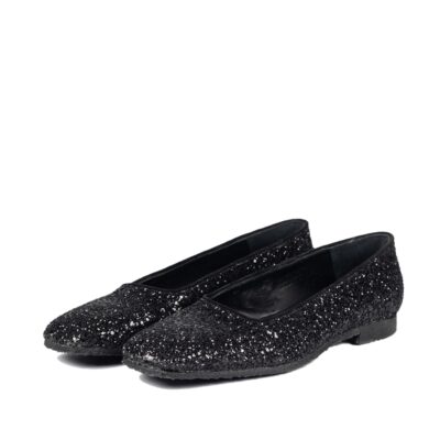 Angulus sko til dame i sort glimmer