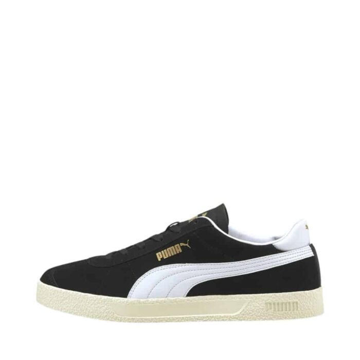 Puma sneakers i sort med ruskindsoverdel og moderne gummisål