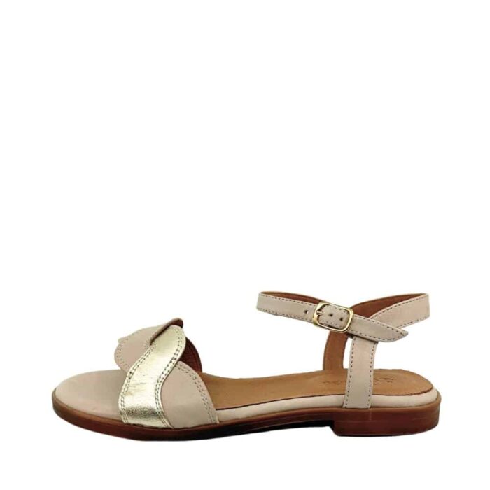 Shodesign Elisa sandal til dame i beige med flotte detaljer