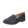 Rieker loafers til dame i sort