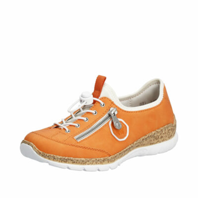 Rieker sneakers i orange til dame