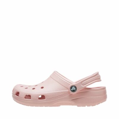 Crocs sandal til dame i rosa med rem bagpå