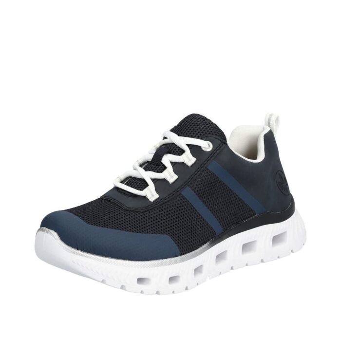 Veganske sneakers til dame fra Rieker i blå