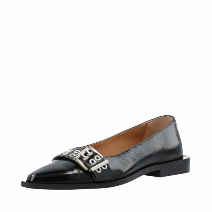 Bianco Biavictoria Buckle Ballerina Dame - Image 2