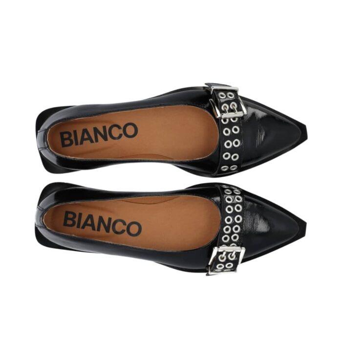 Bianco Biavictoria Buckle Ballerina Dame - Image 5