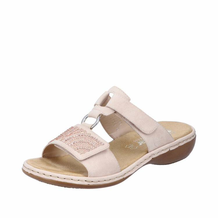 Rieker sandal i rosa til dame