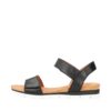 Shoedesign Copenhagen Toscana sandal til dame i sort, lavet af 100% læder