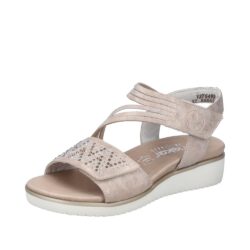 Rieker sandal til dame i rosa