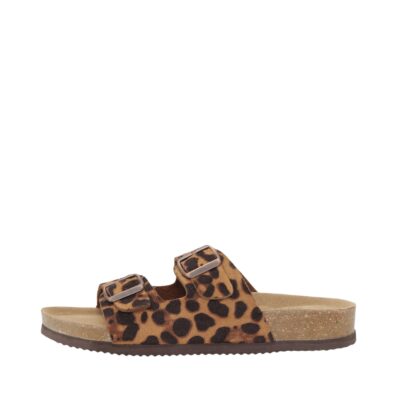 CPH-Comfort Bio sandaler med leopard mønster til damer