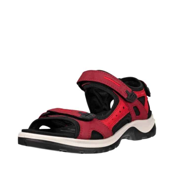 Ecco Offroad Yucatan W sandaler til dame i rød.