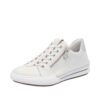 Rieker sneakers til dame i hvid læder