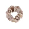 By Stær Kaisa scrunchie hårelastik i brun og beige