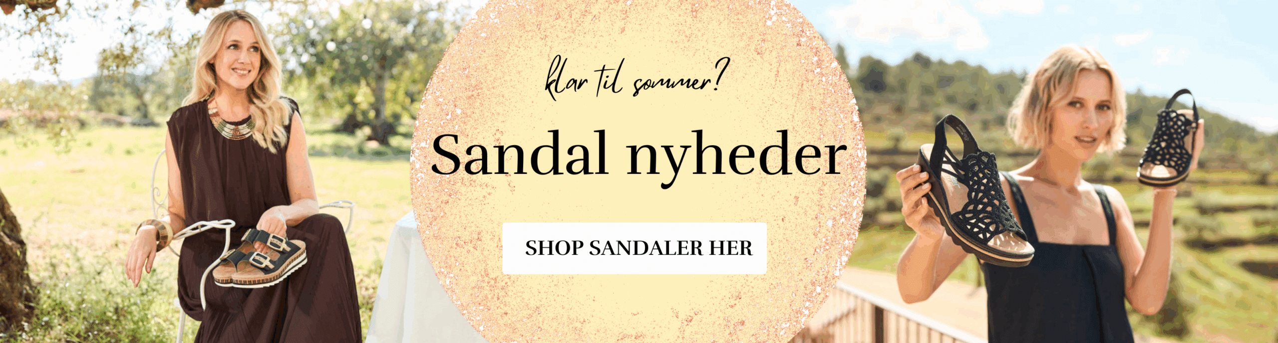 sandaler dame