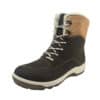 Ecco Trace Lite vinterstøvle til dame i mørkebrun med overdel i nubucklæder og udtagelig indersål samt varm uldforing og 100% vandtæthed