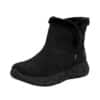 Rieker Ready 2 Go støvle til dame i sort med fast hælkappe og Rieker-Tex samt varm foring og Memosoft sål