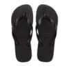 Havaianas Top klipklapper til dame i sort med tå-rem og blød gummisål, samtidig med at de er vandtætte!