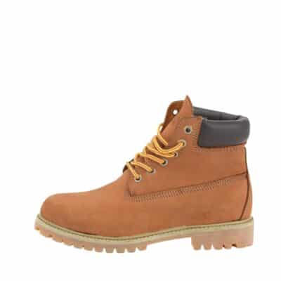 Rugged Gear Nubucko Fur vinterstøvle til dame i brunt nubucklæder med udtagelig sål og gummisål samt kraftig vandafvisning